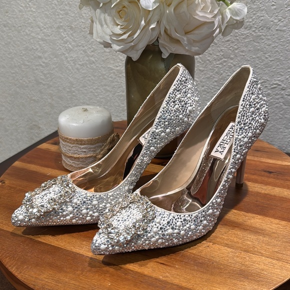 Badgley Mischka Collection Cher II Pointed Toe Pump Size 6 - Picture 3 of 14